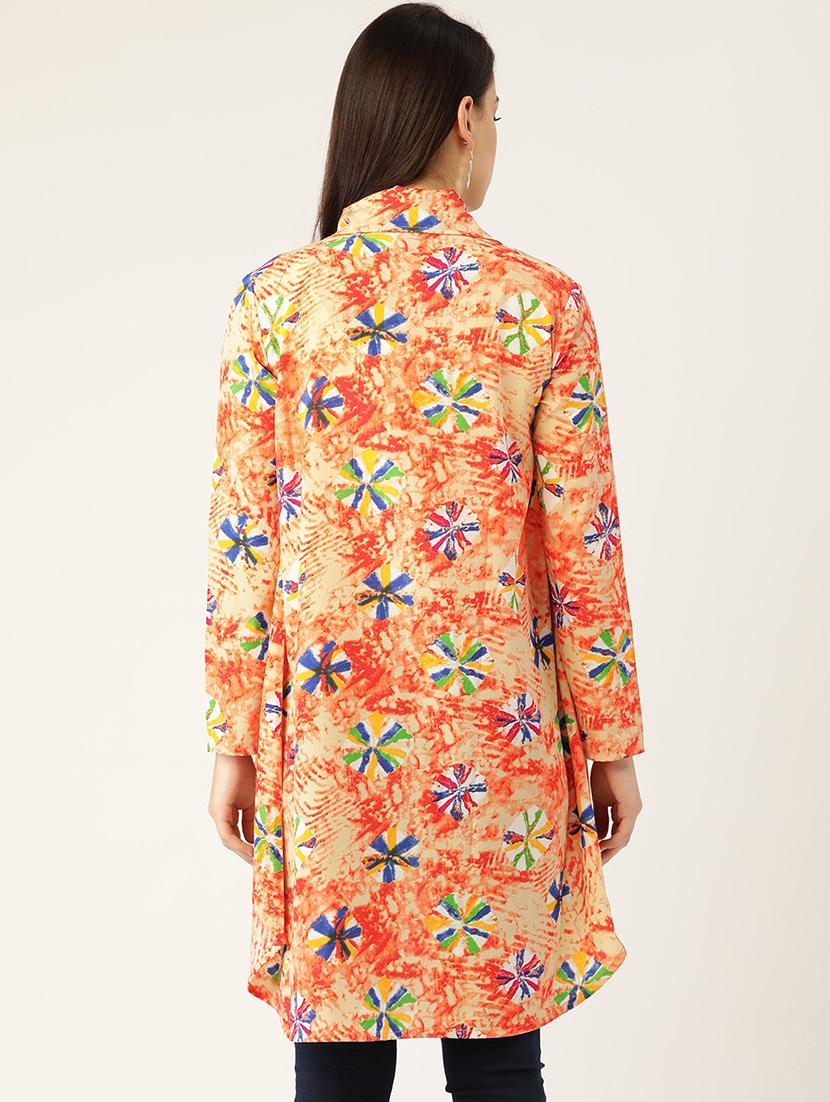 asymmetric printed shrug - 17645967 - Zoom Image - 3