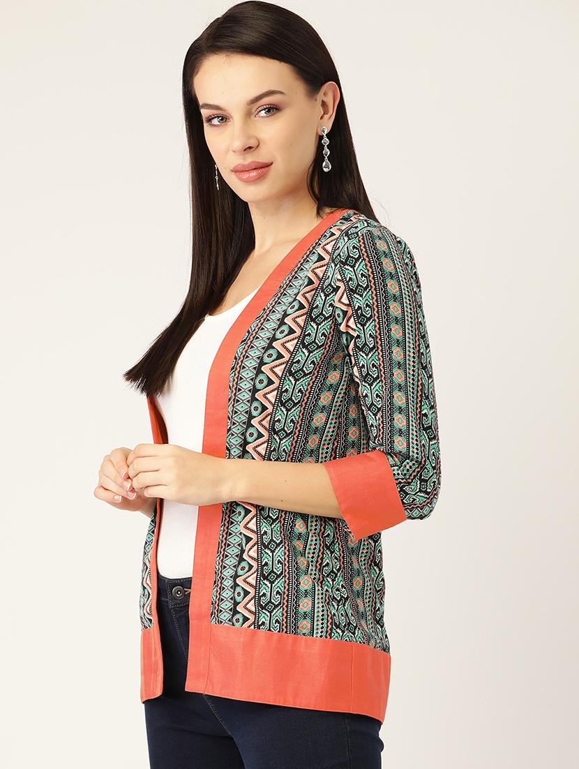 abstract printed summer jacket - 17645969 - Zoom Image - 2