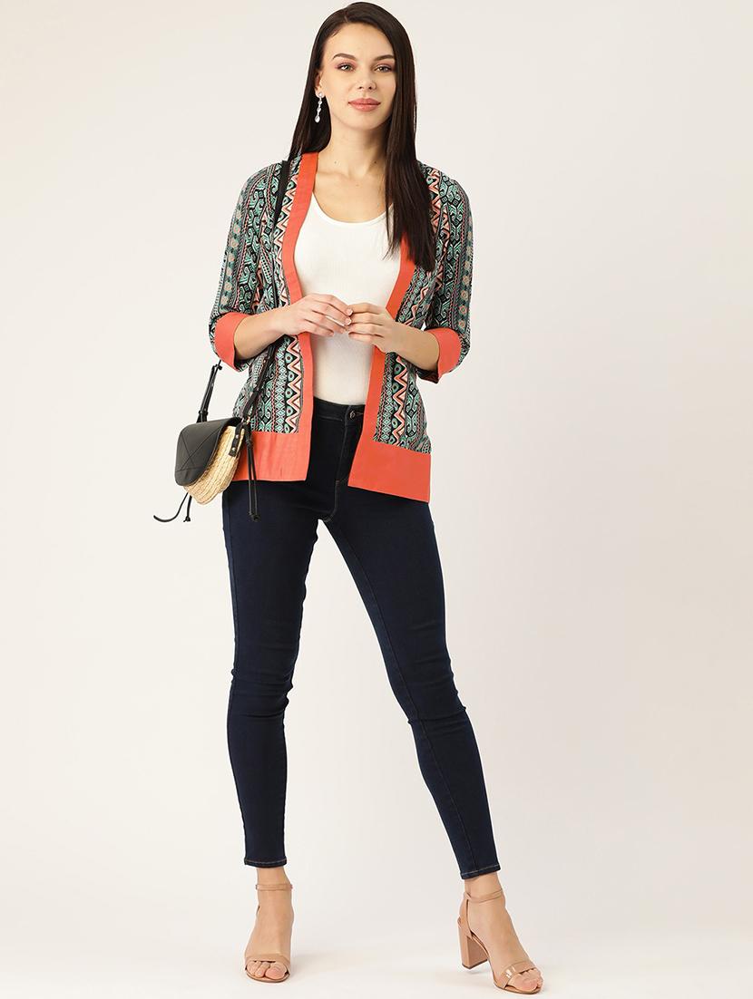 abstract printed summer jacket - 17645969 - Zoom Image - 4