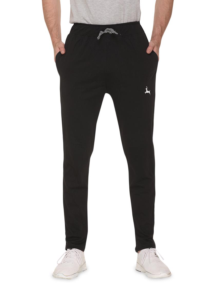 black side striped full length track pant - 17645986 - Zoom Image - 1