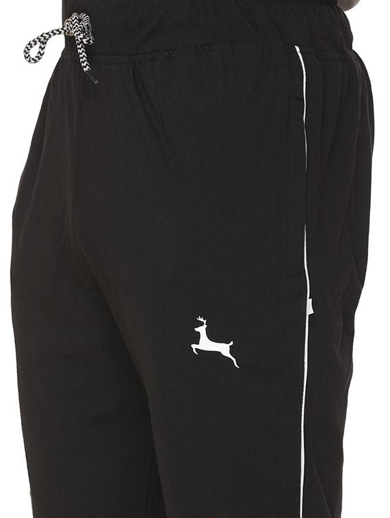 black side striped full length track pant - 17645986 - Zoom Image - 5