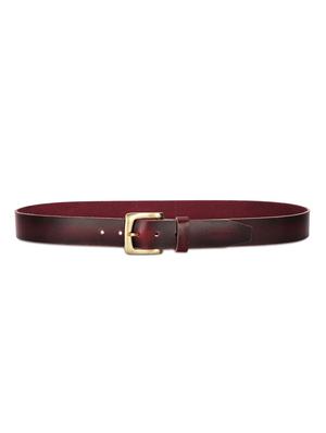 ruby red leather belt - 17645989 - Standard Image - 3