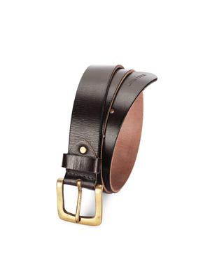 brunette brown leather belt - 17645996 - Standard Image - 4