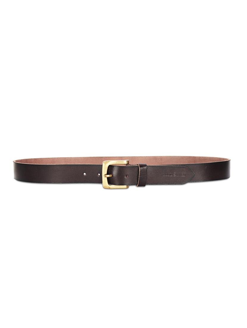 brunette brown leather belt - 17645996 - Zoom Image - 3