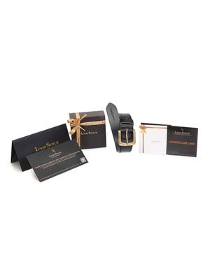 jet black leather belt - 17645999 - Standard Image - 6