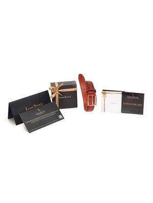 roast brown leather belt - 17646006 - Standard Image - 6