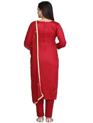 embroidered unstitched suit - 17646016 - Standard Image - 3