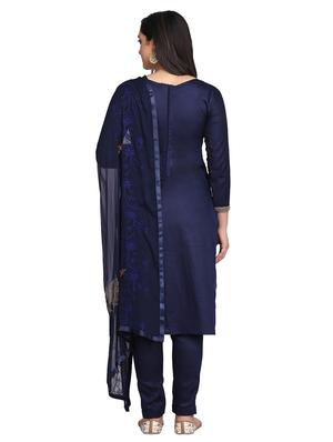 embroidered unstitched suit - 17646031 - Standard Image - 2