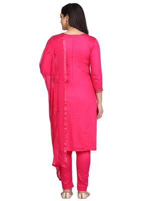 embroidered unstitched suit - 17646032 - Standard Image - 2