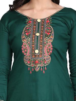 embroidered unstitched suit - 17646033 - Standard Image - 4