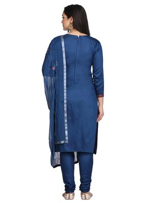 embroidered unstitched suit - 17646034 - Standard Image - 2
