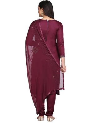 embroidered unstitched suit - 17646037 - Standard Image - 2