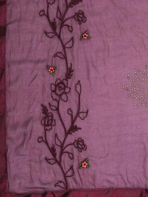 embroidered unstitched suit - 17646037 - Standard Image - 3