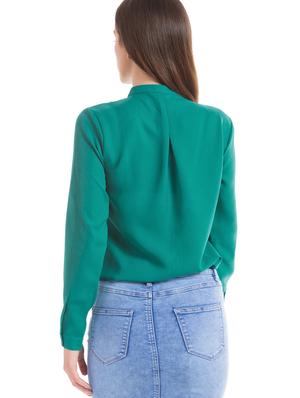 mandarin neck regular shirt - 17646107 - Standard Image - 3
