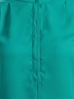 mandarin neck regular shirt - 17646107 - Standard Image - 4