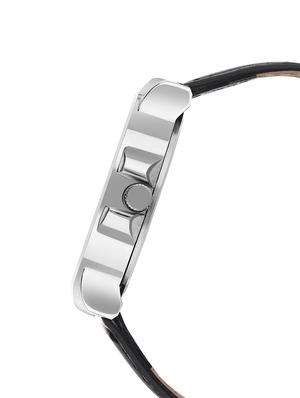 mutaqinoti black leather analogue style wrist watch for men - 17646234 - Standard Image - 3