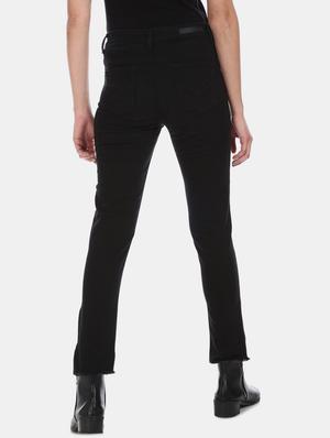 high rise frayed hem jeans - 17646271 - Standard Image - 3