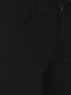 high rise frayed hem jeans - 17646271 - Standard Image - 5