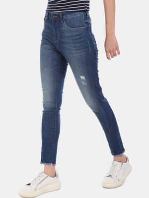 mid rise stone washed jeans - 17646283 - Standard Image - 2