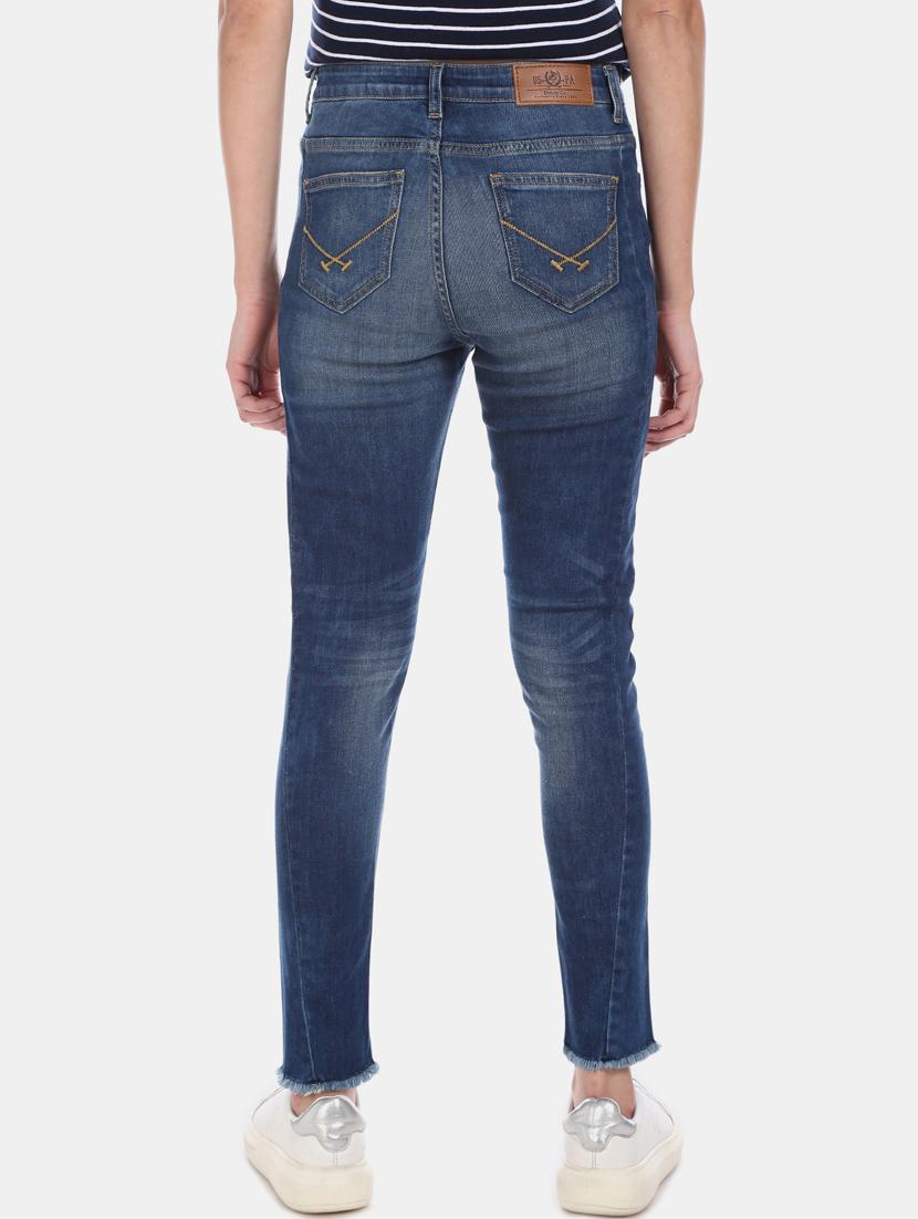 mid rise stone washed jeans - 17646283 - Zoom Image - 3