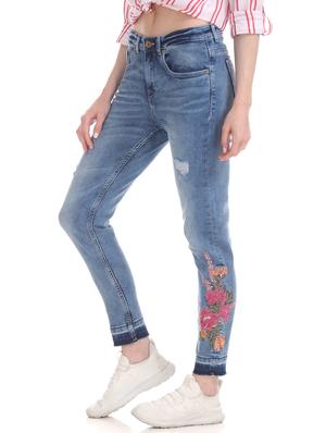 high waist skinny jeans - 17646325 - Standard Image - 2
