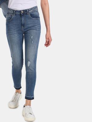 high rise skinny fit jeans - 17646415 - Standard Image - 2