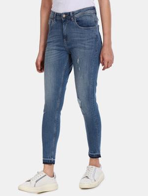 high rise skinny fit jeans - 17646415 - Standard Image - 3