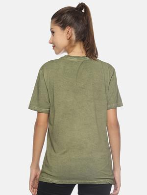 round neck graphic print tee - 17646649 - Standard Image - 3