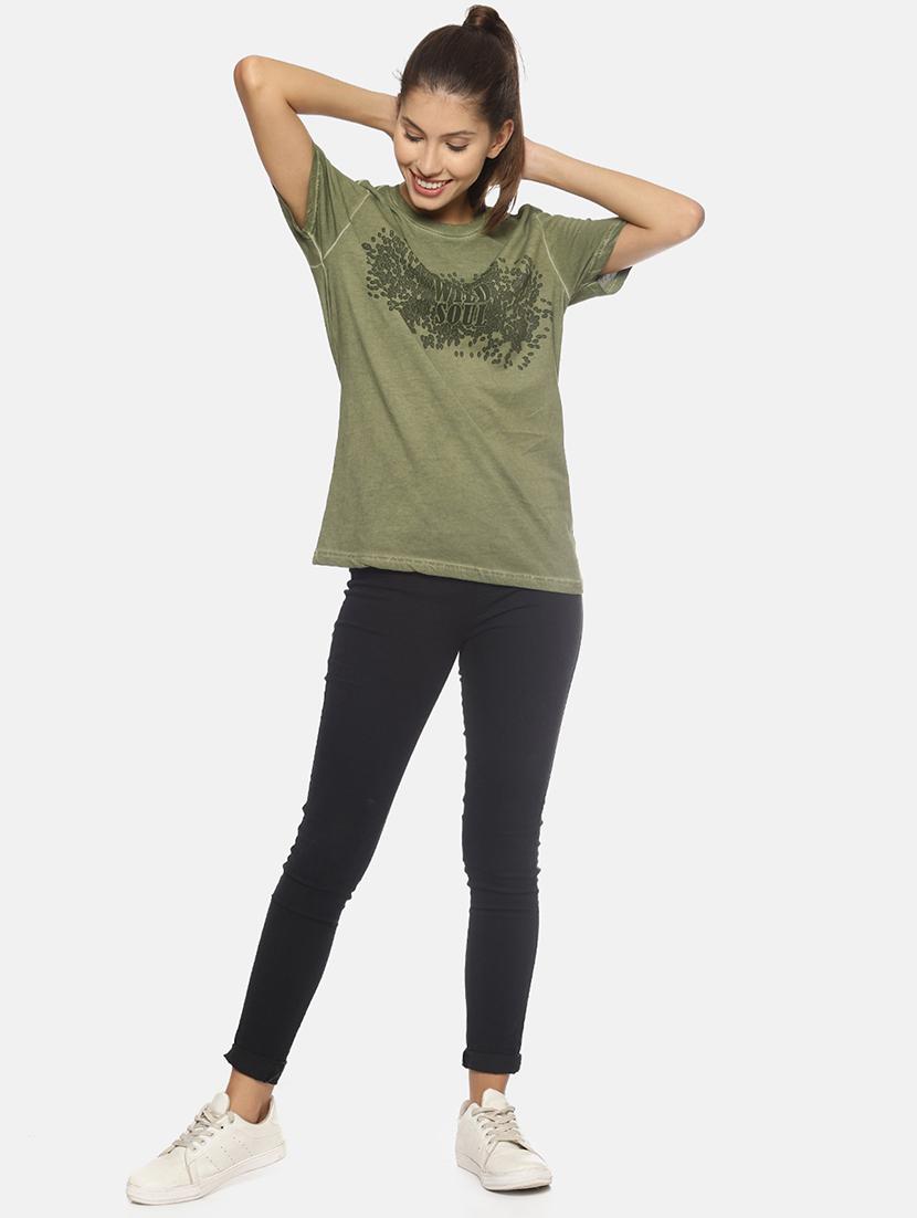 round neck graphic print tee - 17646649 - Zoom Image - 4