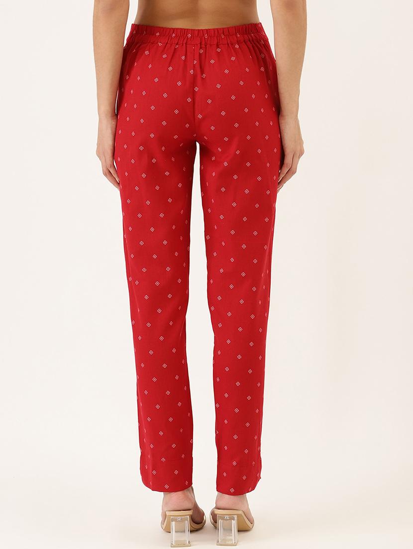 high rise flat front trousers - 17646668 - Zoom Image - 3