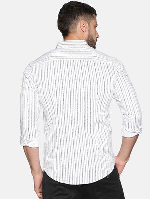 white striped casual shirt - 17646752 - Standard Image - 3