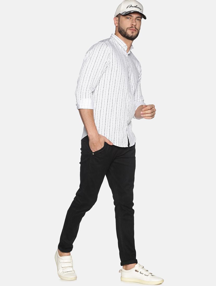 white striped casual shirt - 17646752 - Zoom Image - 4