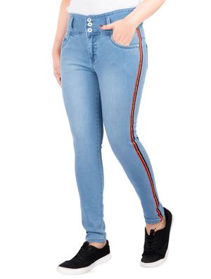 high rise stone washed jeans - 17646815 - Standard Image - 2