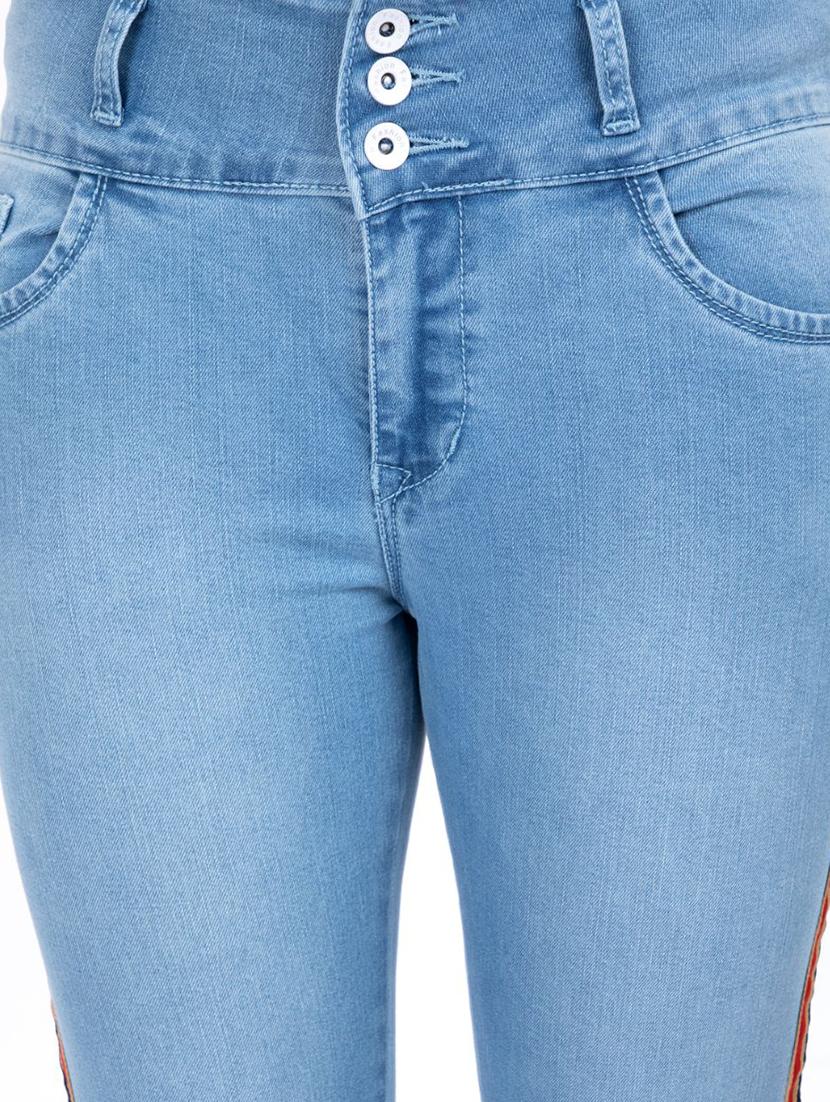 high rise stone washed jeans - 17646815 - Zoom Image - 5