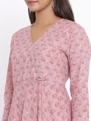 floral kurta dupatta set - 17646825 - Standard Image - 6