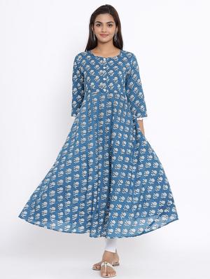 floral kurta dupatta set - 17646827 - Standard Image - 3