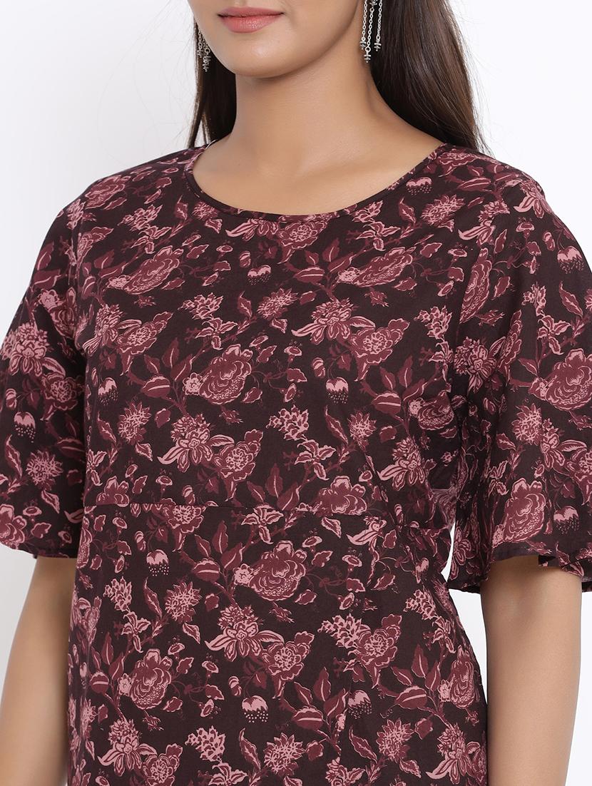 bell sleeved floral top - 17646840 - Zoom Image - 6