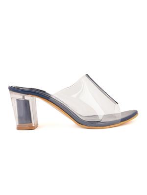 blue synthetic one toe sandals - 17646849 - Standard Image - 2