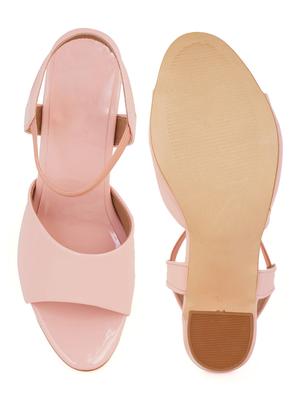 pink synthetic one toe sandals - 17646851 - Standard Image - 4
