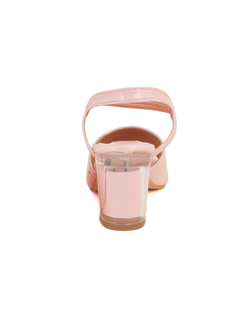 pink synthetic one toe sandals - 17646851 - Zoom Image - 3