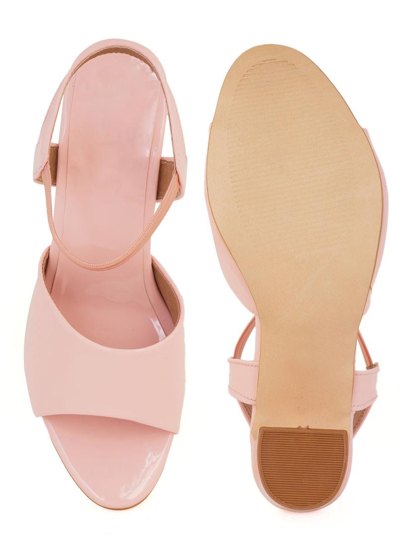 pink synthetic one toe sandals - 17646851 - Zoom Image - 4