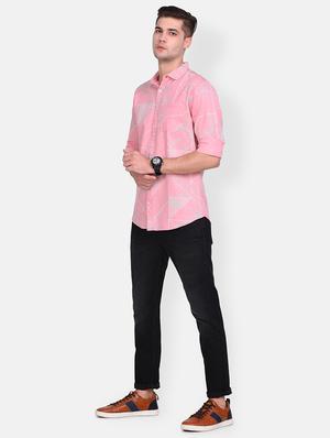 pink printed casual shirt - 17646882 - Standard Image - 4