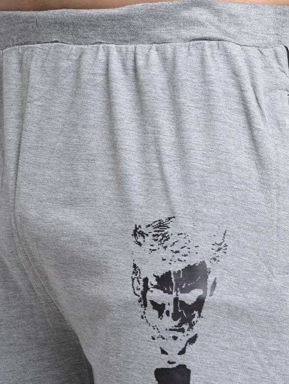 grey printed track pant - 17646892 - Zoom Image - 5