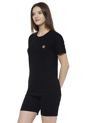 solid nightwear shorts set - 17646932 - Standard Image - 2