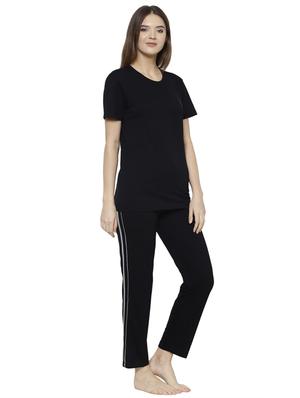 solid nightwear pyjama set - 17646935 - Standard Image - 2