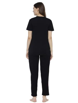 solid nightwear pyjama set - 17646936 - Standard Image - 3