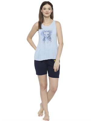 printed nightwear shorts set - 17646965 - Standard Image - 4