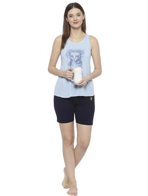 printed nightwear shorts set - 17646967 - Standard Image - 4