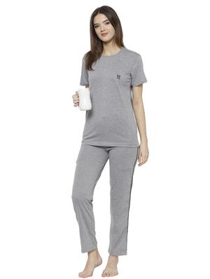 solid nightwear pyjama set - 17646974 - Standard Image - 2