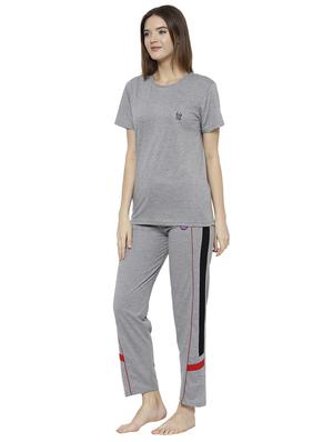 solid nightwear pyjama set - 17646979 - Standard Image - 2